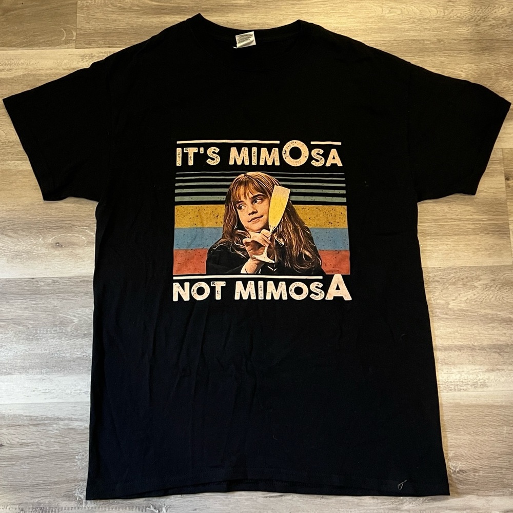 Gildan Black "It's Mimosa Not Mimosa" Graphic Tee